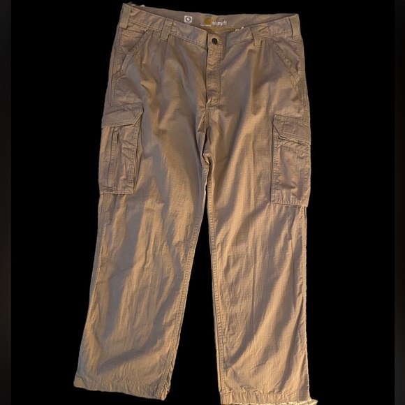 Men’s Carhartt Rugged Flex Relaxed Fit Canvas Cargo Work Pant - Picture 4 of 13